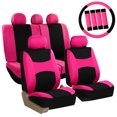 thumbnail image 1 of Car Seat Cover Full Set with Steering Wheel, Belt, & Head Rest Covers 11 Colors, 1 of 6