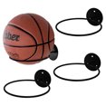 thumbnail image 4 of TIELUTT Support Mural pour Basketball Support Mural Universel en Métal pour Rangement de Basketball Football Volleyball, 4 of 6