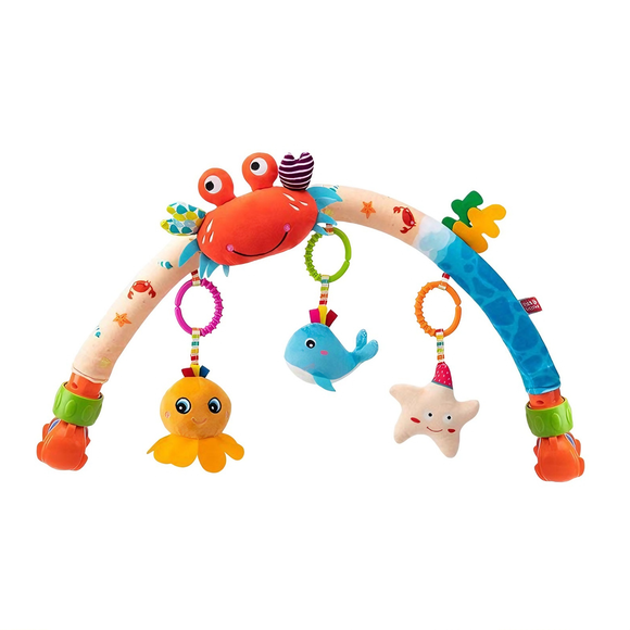 Siruishop Baby Stroller Arch Toy for Babies Infants Soft Early Development Baby Mobile Crab
