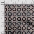 thumbnail image 2 of oneOone Velvet Black Fabric Circle Sewing Material Print Fabric By The Yard 58 Inch Wide, 2 of 4