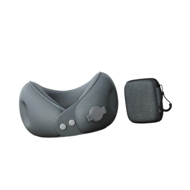 ZLight U Shape Inflatable Travel Neck Pillow Camping Ergonomic Comfortable Breathable Lightweight Essential For Or Car With Storage Case 65 x9 cm
