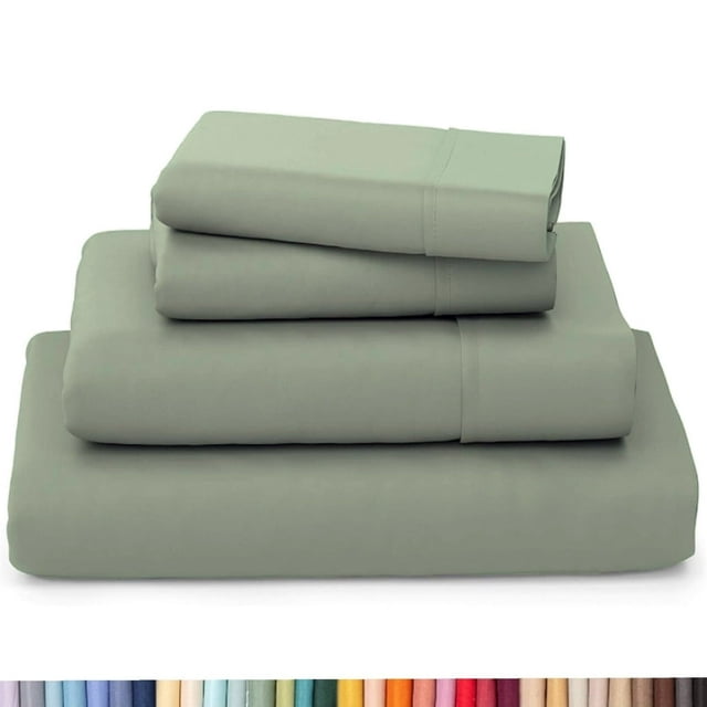 HAOAN Ultra Soft Wrinkle Resistant Bamboo Sheet Set - 4 Piece Set - 2200 Series