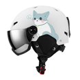 thumbnail image 2 of DYNWAVECA Casque de Ski Résistant aux Chocs Facile à Enfiler Visière Intégrée pour Patinage Extérieur L, 2 of 9