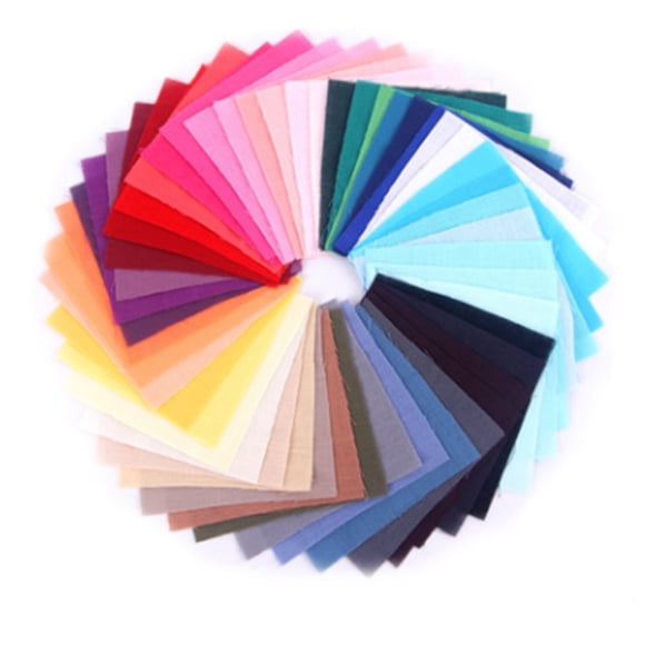 DIY Fabric Patchwork Solid Color Color Cuttable Pre-cut Coordinated Design Fabrics Sewing Cloth for Arts Crafts Scrapbooking Type 1