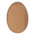 thumbnail image 4 of Kate and Laurel Zayda Metal Oval Mirror, Gold 24x36, 4 of 8