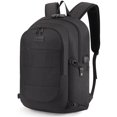 thumbnail image 1 of Tzowla Anti-Theft Water Resistant 17.3 Inch Laptop Backpack with USB Charging Port and Lock, Black, 1 of 8