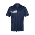 thumbnail image 2 of Adidas Mens 3-Stripes Chest Polo, M, Collegiate NavyWhite, 2 of 3