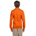 thumbnail image 3 of Hanes ComfortBlend EcoSmart Boy`s Crewneck Sweatshirt, XS, Orange, 3 of 4