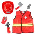 thumbnail image 4 of Jouets de Costume de Pompier pour Enfants Jeu d'Imitation Déguisement Jouet Costume d'Imitation, 4 of 8