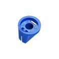 thumbnail image 3 of Unique Bargains 2 Pcs 6.4mm Shaft Hole Guitar AMP Effect Pedal Knobs Pointer Control Knobs with Set Screw Blue, 3 of 4