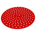 thumbnail image 1 of ZheElen Doublures de Friteuse Tapis en Silicone Coussinet Antiadhésif Accessoires d'Extérieur Raccords de Cuisson Rouge, 1 of 6