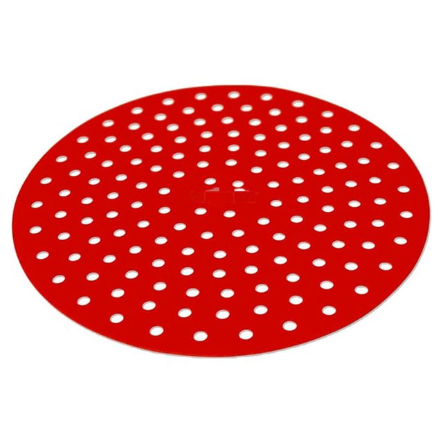 ZheElen Doublures de Friteuse Tapis en Silicone Coussinet Antiadhésif Accessoires d'Extérieur Raccords de Cuisson Rouge