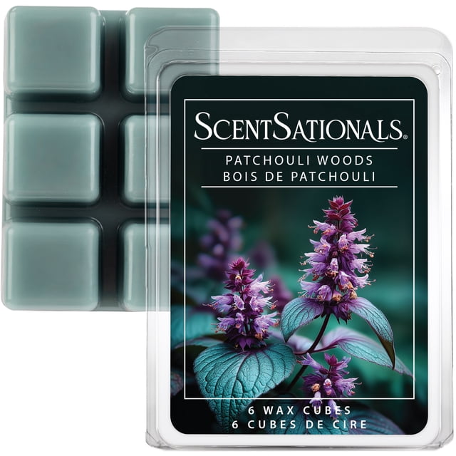 Cubes de cire parfumée ScentSationals - Bois de patchouli
