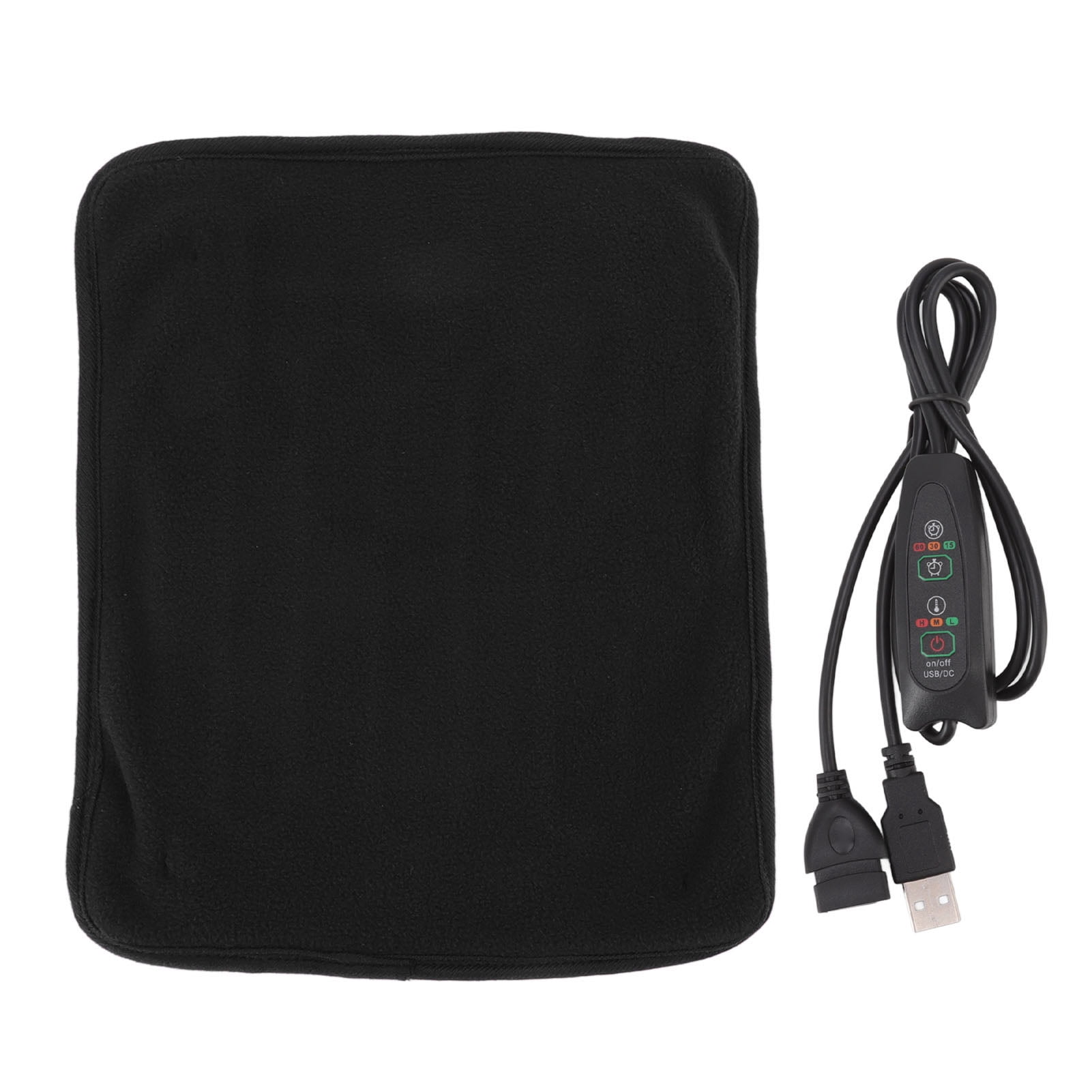 Heating Pad, USB Heating Pad Soft Heat Evenly Temperature Control Timing  For Waist Dark Blue,Pink,Black,Dark Gray