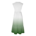 thumbnail image 5 of 2024 Longues Robes Maxi à Bretelles Spaghetti pour Femmes Été, Robes Maxi Dégradées Sans Manches pour Femmes Grande Taille, Robes d'Été Décontractées à Col Rond pour la Plage Robe Évasée, Robe Maxi Fluide à Étages pour Femmes, 5 of 5