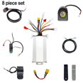 thumbnail image 2 of MYG for 36V 350W Electric Scooter Controller Meter Set Conversion Kit for 8.5 Inch Scooters with Throttle Headlight Taillight Adapter Cable Communication Cable Meter Cover Brake Handle, 2 of 9