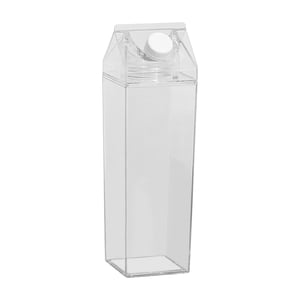 Lait en plastique Carton bouteille d'eau Lait Carton bouteilles d' eau Transparent carré bouteille de lait Portable en plastique Transparent bouteille de jus Clear lait Carton biberon en plastique