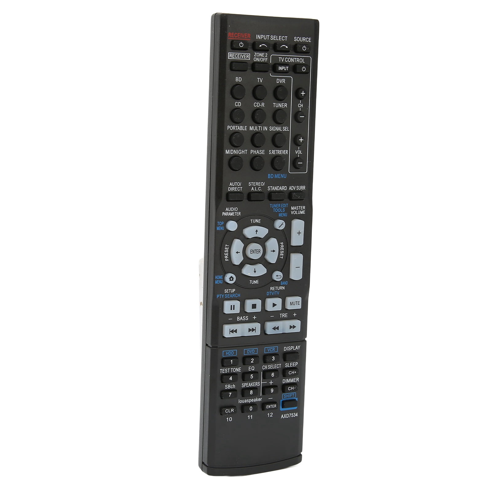 Remote Control, AV Receiver Controller Sensitive Buttons  Simple Appearance ABS  for VSX-817-K for AXD7534 for