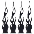 thumbnail image 4 of 4 Pcs 5.9'' Flame Reflective Autocollant pour Voiture de Course Ordinateur Portable skateboard Decal, 4 of 11