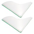 thumbnail image 3 of 2pcs Shower Splash Guards Shower Corner Guards Bathroom Tub Splash Guards Bath Splash Guard, 3 of 7