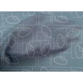 thumbnail image 4 of oneOone Cotton Poplin Fabric Geometric Maze & Rabbit Animal Sashiko Print Fabric by The Yard 56 Inch Wide, 4 of 4