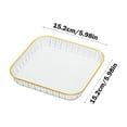 thumbnail image 3 of TopLLC Kitchen Accessories,Home And Kitchen,Kitchen Tools,Kitchen Sets Dining Table Dish Set Kitchen Cutlery 3 Colors Dinner Dish Wash Fruit Restaurant Chips Fry Chicken Snacks Groceries small dish, 3 of 6