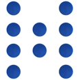 thumbnail image 2 of maskred 10 Pieces EVA Foam Golf Swing Training Exercises Balls Practice Blue 42mm 1Set, 2 of 6
