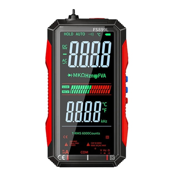 BotaniNest Rechargeable Large Screen Counts Smart Digital Multimeter Auto Ranging Capacitance Hz Diode Live Check