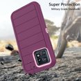 thumbnail image 3 of Asuwish Compatible with Motorola Edge+ Plus 2023/Edge 40 Pro 5G/Moto X40 Phone Case Hybrid Rugged Shockproof Hard Protective Drop Proof Full Body Heavy Duty Mobile Cell Cover for X + Women Men Purple, 3 of 6