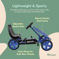 thumbnail image 4 of hauck Speedster Pedal Go Kart w/Adjustable Bucket Seat, Kids Ages 4-8, Blue, 4 of 6