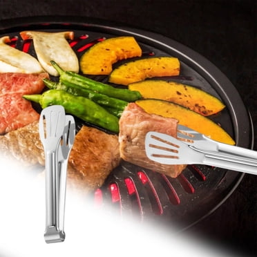 EGNMCR Kitchen Gadgets, Kitchen Accessories, Kitchen Utensils, Kitchen Tool Stainless Steel Food Tongs Outdoor Barbecue Tongs Baking Bread Tongs Roast Steak Tongs Barbecue tongs