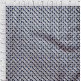 thumbnail image 4 of oneOone Rayon Navy Blue Fabric Houndstooth Craft Projects Decor Fabric Printed By The Yard 56 Inch Wide, 4 of 4