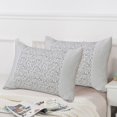 thumbnail image 5 of Fesfesfes Thickened European Style Pillowcase and Pillow Towel Jacquards Pattern Bedding Set,Soft Durable Decorative Pillow Covers for Bedroom(19.7x42.5 Inch), 5 of 5