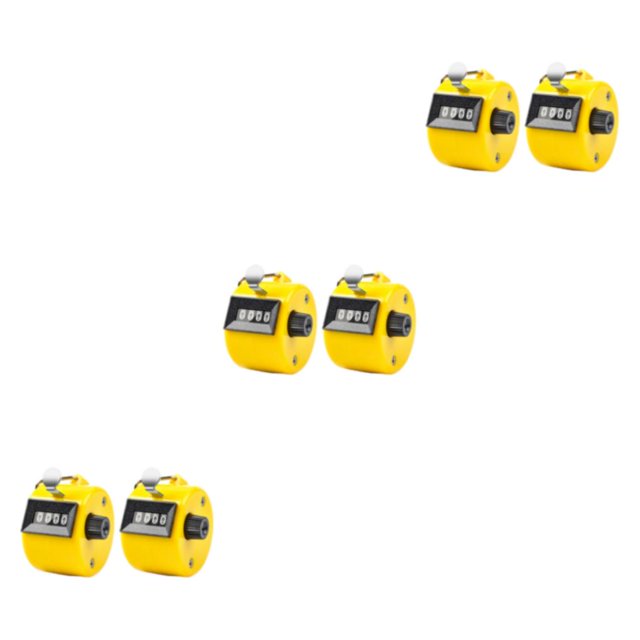 Maytalsory 2pcs Materials Unisex Hand Tally For Easy And Accurate Counting Easy To Yellow 3Set