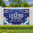 thumbnail image 4 of Decorative Design Retirement Party Banner Airplane Travel Themed Balloon Celebration for Office Party Event Decoration Photo Background, 4 of 5