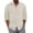 Beige, variant on Ketyyh-chn99 Plaid Shirt Men Fall Clothes Mens Fashion Casual Button Lapel Cotton Solid Color Pocket Long Sleeve Shirt Top Beige,3XL