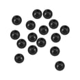 thumbnail image 1 of Unique Bargains Perles de Pêche Rondes en Plastique 5 mm Outil d'Attirail Noir 200 Pcs, 1 of 5