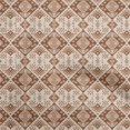 thumbnail image 1 of oneOone Polyester Spandex Brown Fabric Asian Kilim Sewing Material Print Fabric By The Yard 56 Inch Wide, 1 of 5