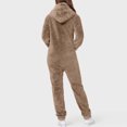 thumbnail image 4 of Liquidation d'Hiver Femmes Combinaison à Capuche à Manches Longues Pyjama Décontracté d'Hiver Chaud Combinaison de Nuit Entraînement Combinaisons pour Femmes en Liquidation, 4 of 6