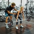 thumbnail image 2 of Soozier 2 x 22lbs Weight Plates Set, 2-Inch Barbell Weights Set, 2 of 10