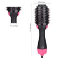 thumbnail image 2 of 1200W Hot Air Comb 2 In1 ABS Multifunction Ion Technology Hair Dryer Brush for Home Dorm, 2 of 10