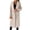Beige, variant on Wyzesi Black Denim Jacket Plus Size Women Oversized Women's Wool Coat Blouse Thin Coat Trench Long Jacket Ladies Slim Long Belt Elegant Overcoat Outwear Winter Trench Coat Girls