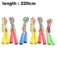 thumbnail image 2 of Skipping Ropes Kids, Jump Rope for Kids with Wooden Handle Adjustable Cotton Braided Jumping Ropes, 2 of 5