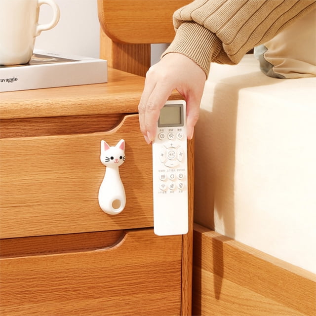 Magnetic Remote Control Cute Wall Mount Remote Wall Mount Remote Control Organizers Storage Self Adhesive Back Remote Control Wall Organizer