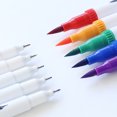 thumbnail image 2 of 12 Packs Dual Tip Colored Pens Brush and Fine Tip Pens Double Head Ended Colorful Drawing Pens Art Pens Felt Tip Coloring Writing Painting Lettering Markers (12 Assorted Colors), 2 of 5