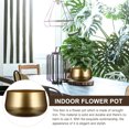 thumbnail image 2 of Iron Art Succulent Plant Pot Flower Pot Container Planter Bonsai Pots for Home, 2 of 7