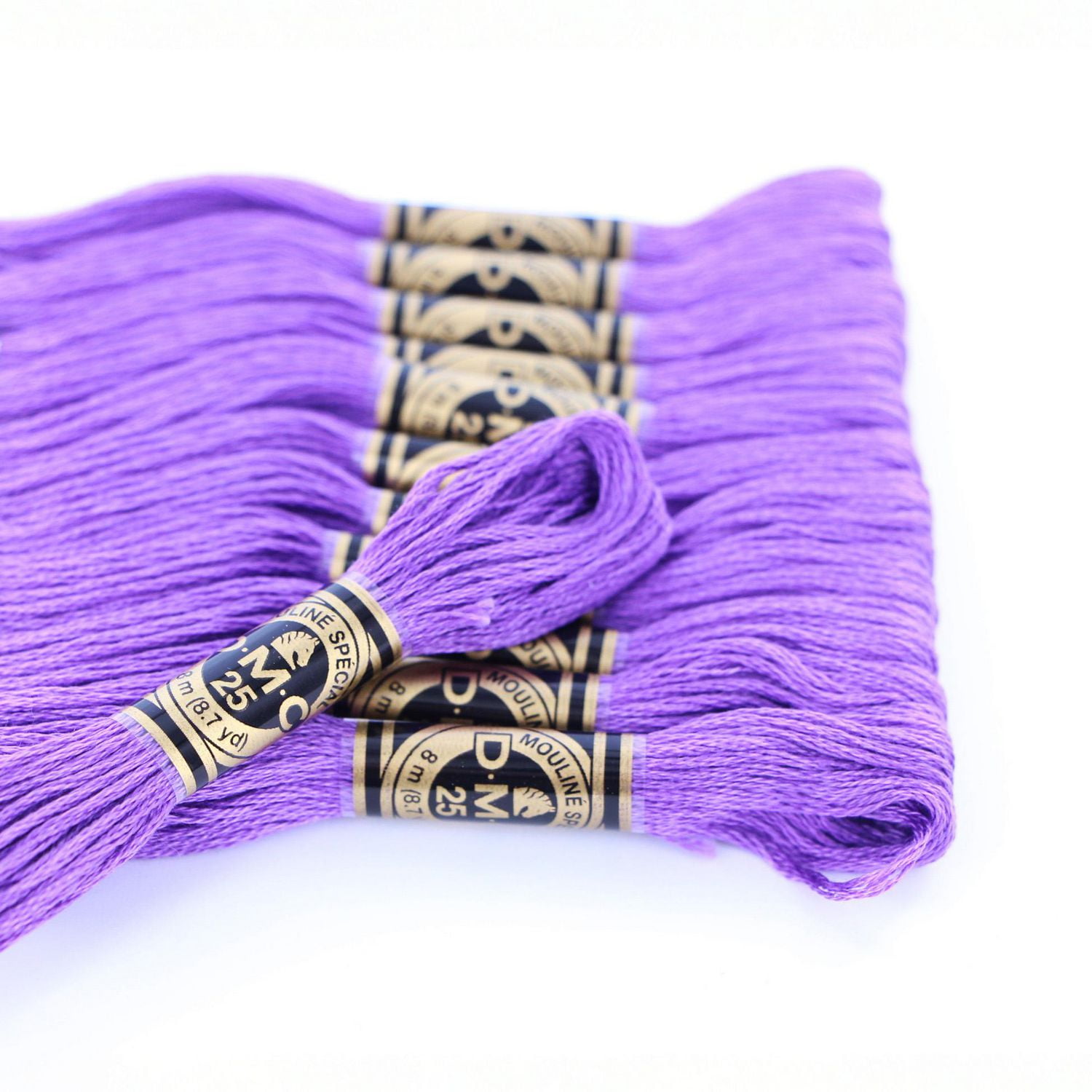 DMC violet coton 6 brins fil à broder écheveau, 8 m (8.7 yd)