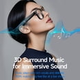 thumbnail image 4 of Lunettes Intelligentes avec Caméra 8 Mpx, Assistant Vocal IA, Transfert Photo Wi-Fi, Réduction du Bruit, IP65, avec Deux Microphones pour Hommes et Femmes, 4 of 7