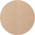thumbnail image 1 of Ahgly Company Tapis Rond Lavable en Machine Intérieur Transitionnel Pérun Brun, 3 Pieds Rond, 1 of 7