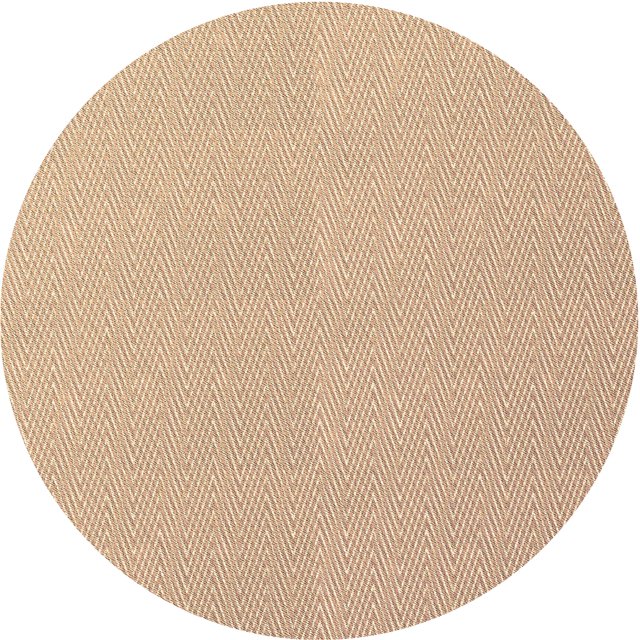 Ahgly Company Tapis Rond Lavable en Machine Intérieur Transitionnel Pérun Brun, 3 Pieds Rond